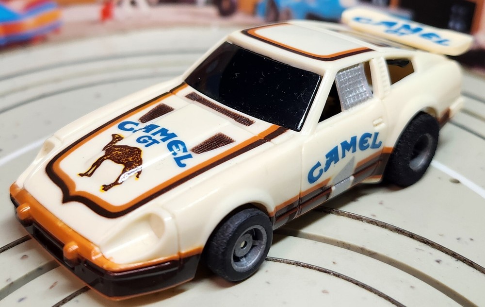 H0 Slotcar Racing Datsun 280 ZX with Tyco Motor, 70s Toy #EBS493