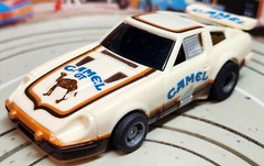 H0 Slotcar Racing Datsun 280 ZX with Tyco Motor, 70s Toy #EBS493