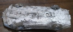 70s Chevy Corvette 7¼ Promo Car Silver Gray Offical Pace Car Plastic Paperweight