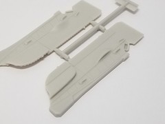 1958 Edsel Pacer INTERIOR SIDE PANELS from AMT 1:25 Model Kit 58