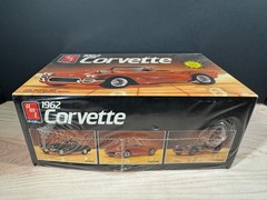 AMT 1962 CHEVY CORVETTE 1:25 SCALE KIT #6521 VINTAGE 1988 FACTORY SEALED 3 in 1