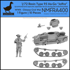 NUMODEL NMFRA400 | 1/72 Resin WWII French Type 95 Ha-Go Tank “Joffre” Model Kit