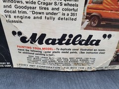 🚦😎🔥AMT Matilda Custom Ford Econoline Van Model Kit 2504 1/25 1978 Rare!🔥😎🚦