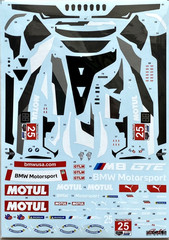 S.K. Decals 1:24 Scale SK24130 BMW M8 GTE WeatherTech Road Atlanta 6Hr 2020 #25
