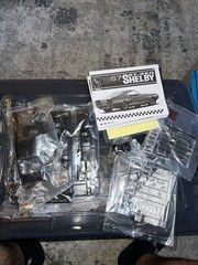 Black AMT 1967 Ford Shelby GT350 1/25 Plastic Model Kit 834M/12 open box