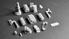 HEMI V8 Chrysler BLOWN SUPERCHARGER – 3D print 1 8 12 18 24 43 amt revell Tamiya