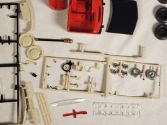 Vintage AMT ERTL 6032 Chevy C1500 454 SS 1/25 Started Project Model Kit