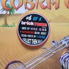 Cobra Chopper #6 of 6 of Trick Bike Series 1/25 Scale Plastic Model Kit.