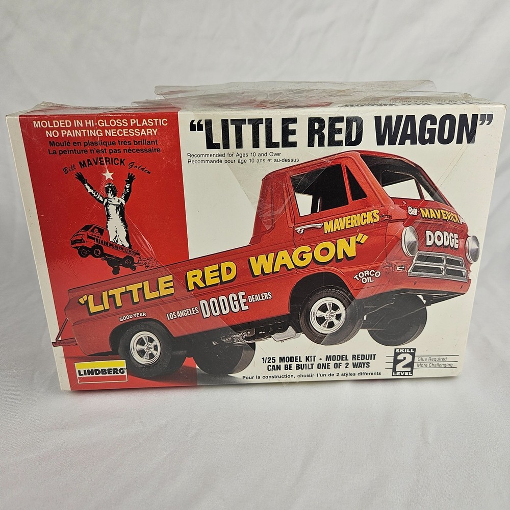 Lindberg Little Red Wagon 1/25 Scale Plastic Model Kit