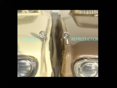 1960 AMT FORD PROMO, FRICTION REPRO PLASTIC FENDER ORNAMENT SOLD INDIVIDUALLY