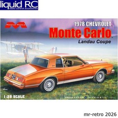 Moebius Models 2330 1978 Chevrolet Monte Carlo Landau Coupe 1/25th Scale