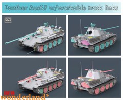 Ryefield RM5045 1/35 PANTHER Ausf.F GERMAN MEDIUM TANK Sd.kfz.171 model kit