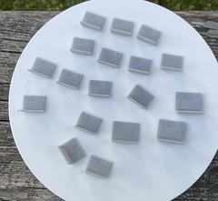18pc 1/24 1/25 Scale Miniature Laptop Computer Model Kit Garage Diorama Parts
