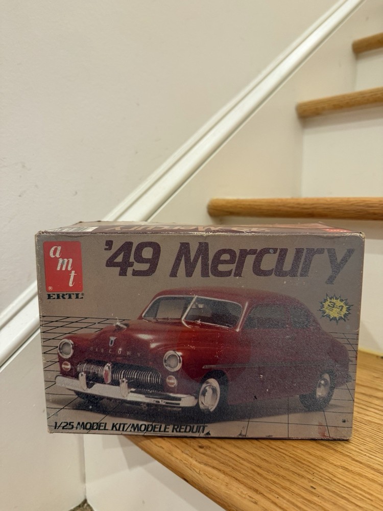 AMT Ertl 49 Mercury Coupe 1/25 Scale Unassembled Not Painted Model Kit