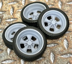 Resin 21/20 Inch “Keystone Klassic ” Model car Wheels/Tires 1/24 scale