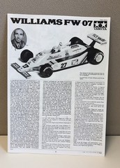 Tamiya 20014 Williams FW-07 1980 F1 Race Car Open Box Parts Sealed NEW 1/20