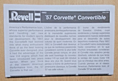 18-10852 MONOGRAM 1:24 Scale 1957 CORVETTE CONVERTIBLE Plastic Model Kit