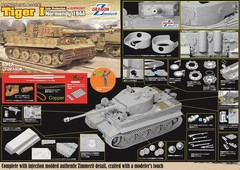 DRAGON 6947 Pz.Kpfw.VI Ausf.E Tiger I Late Production Normandy 1944 w/Zimmerit