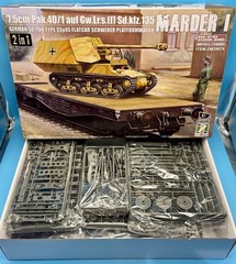 Zimi 35075 1/35 7.5cm PAK.40/1 Marder I &50 ton type SSy45 Flatcar 2 in 1