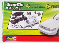 1/25 Ford Police Car SnapTite Build & Play Revell #85-1688 Factory Sealed MISB