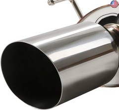 DNA MOTORING CBE-OE-ARSX-S Stainless Steel Cat Back Exhaust System [Compatible