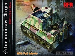 Ryefield-Model 1/35 5012 Sd.Kfz.181 Sturmmorser tiger w/Full Interior