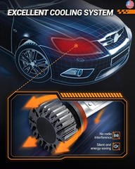 SEALIGHT H11/H8/H9/H16 LED Bulbs, 30,000LM 600% Super Brighter H11 Halogen