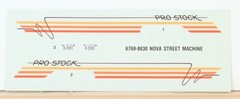 Model kit Decal Sheet Nova Street Machine unused P19