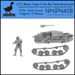 NUMODEL NMJPN408 | 1/72 Resin WWII IJA Type 5 Ho-Ru Tank Destroyer Prototype Kit