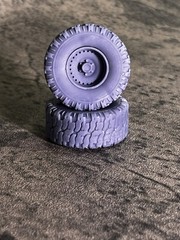 Resin 1/24 Scale “Super Swamper” StyleOff-Road model car wheels, 1/24 1/25 Truck
