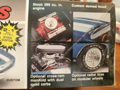 MPC ERTL ’69 Camaro SS 2 In 1 New Open Box Sealed Bags 1/25 Scale Model