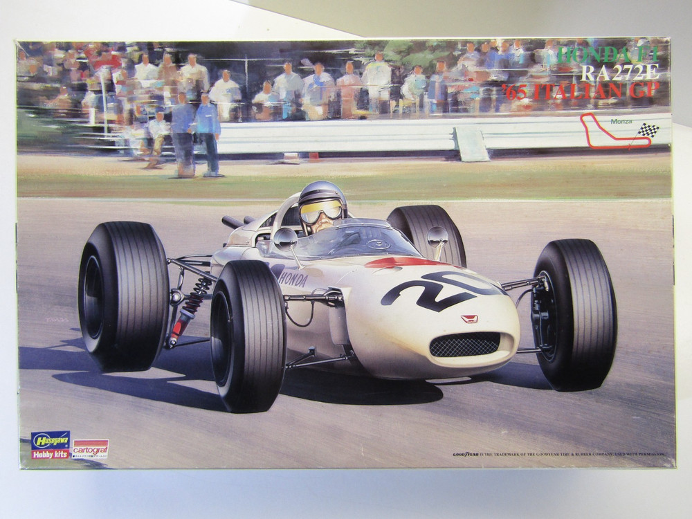 Hasegawa 1:24 Scale Honda RA272E F1 ’65 Italian Grand Prix model kit #HR105:2600