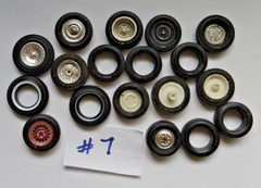 Pick One 1:24 1:25 Scale Automobile Wheels/Tires Model Kit Parts *Pick-A-Lot*