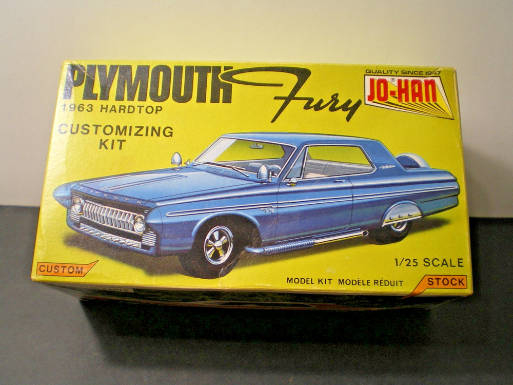 JO-HAN 1963 Hard Top PLYMOUTH FURY C-5263 New Open Box Complete