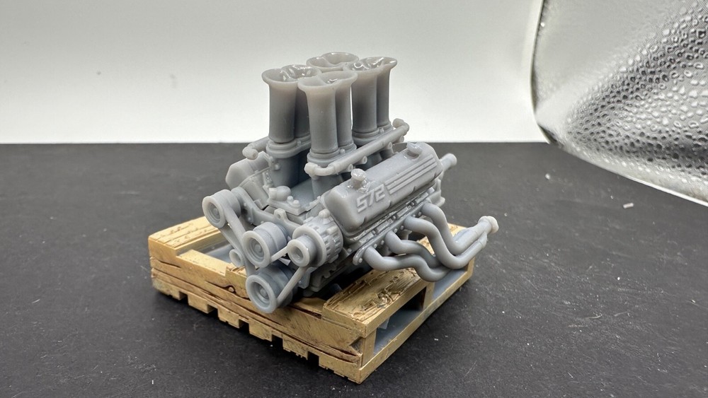 3d Printed 572 Motor With webers and velocity stacks