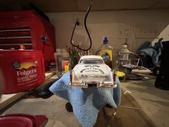 Moebius Models Chrysler 300 (1955 Stock Car Winner) 1:25 Scale (Built Model)