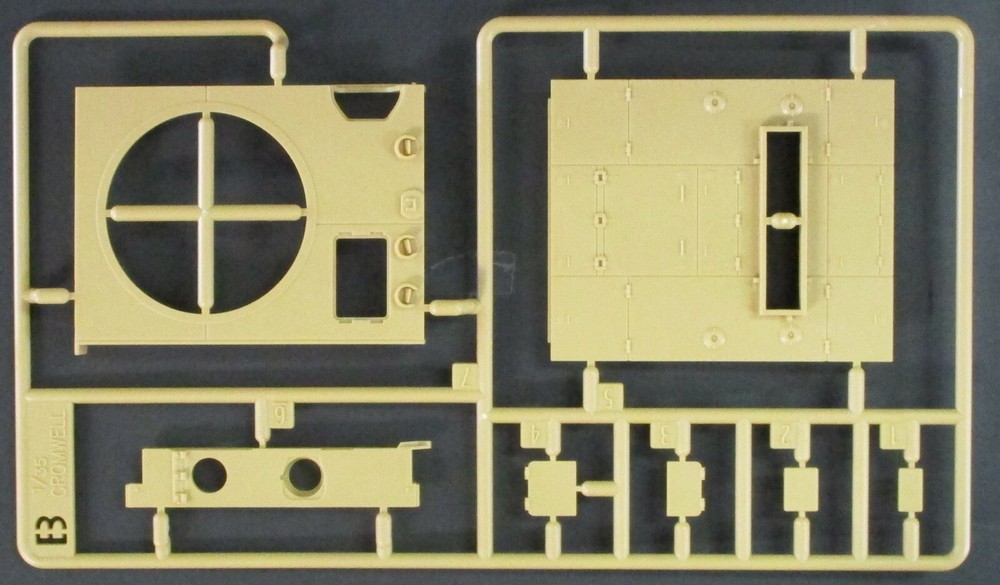 Airfix 1/35th Scale Cromwell Mk. IV – Parts Tree B from Kit No. A1374