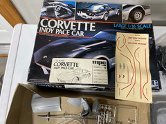 Vintage MPC 1:16 Scale Corvette Indy Pace Car Model Kit