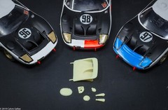 1966 Daytona Shelby Ford GT-40 resin conversion kit for Fujimi GT40 Mk II kits