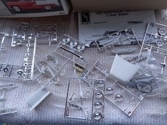 AMT # 6771 1955 Chevy Bel Air Kit Parts Pictured only 1/25 Scale