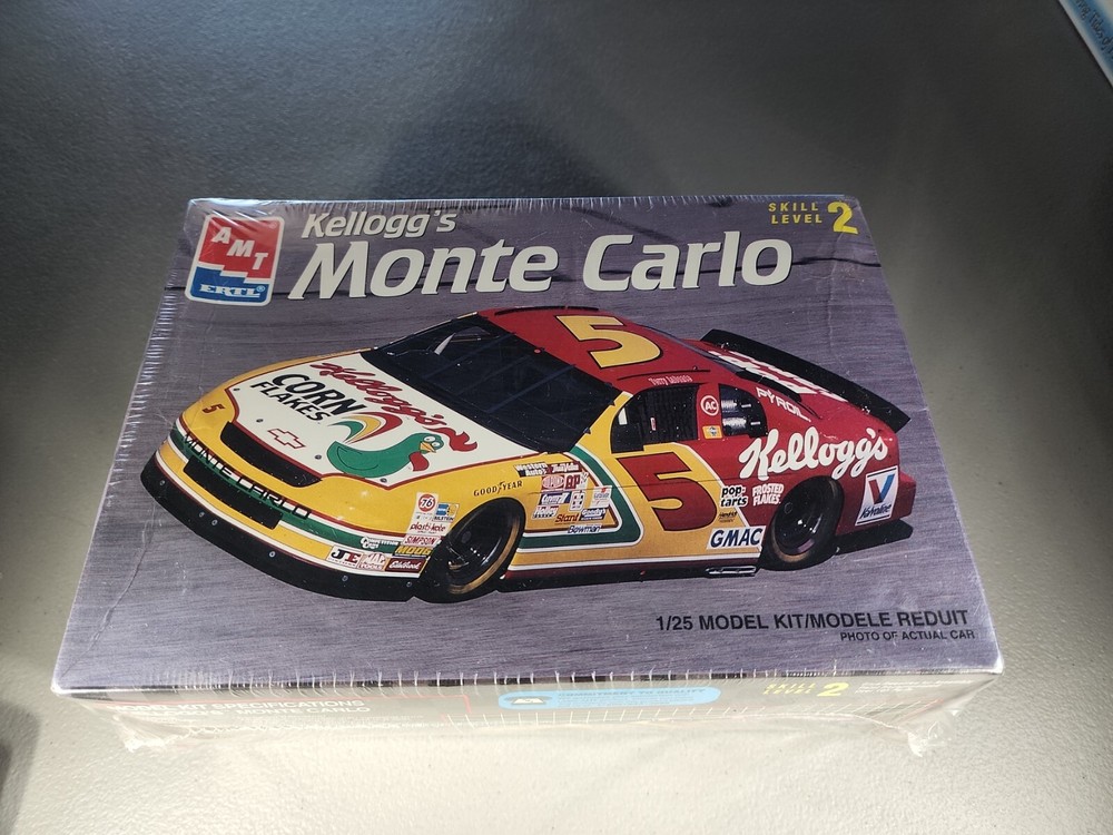 New 1995 ERTL AMT 1/25 Model Kit #5 Kellogg’s Corn Flakes Monte Carlo 8187