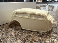 R & R RESIN 1936 FORD SLANT BACK CHOPPED RESIN BODY KIT! CIRCA 1990’s! VMCP!