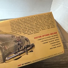 AMT 919 1941 Plymouth Coupe 4 Passenger 2n1 1:25 Model Retro Deluxe New
