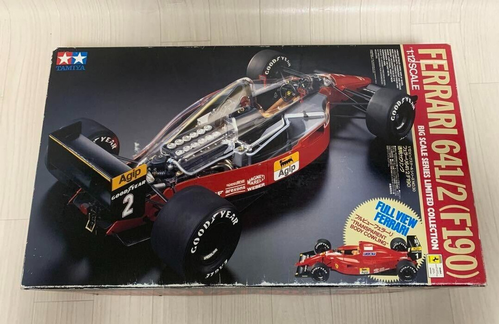 TAMIYA 1/12 FERRARI 641/2 (F190) FULL VIEW LIMITED COLLECTION F1 Model Unassemb