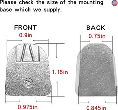 10″ Universal Interior Mirror Kit, 2024 Upgraded Anti-Glare Rear View