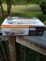NEW AMT 1963 Chevy II Nova Station Wagon 1:25 scale model car kit 1202