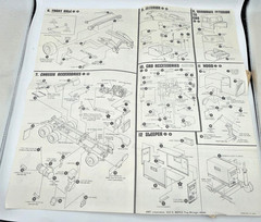 Vintage AMT Diamond Reo Tractor 1/25 Model Kit T537 Semi Truck 1972 Instructions