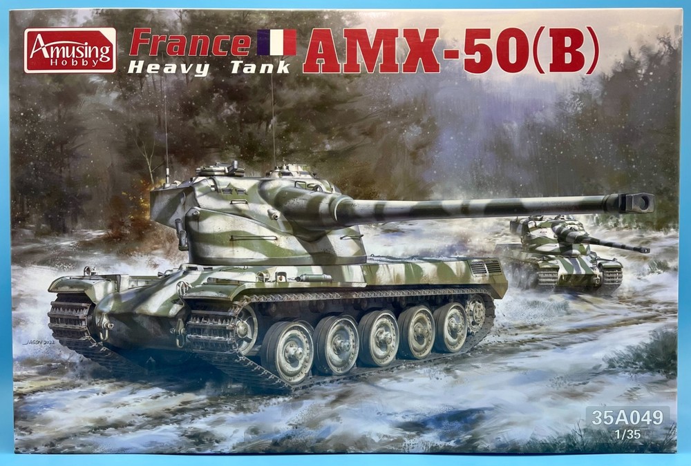 *US/CA Stock* Amusing Hobby AH 35A049 1/35 AMX-50B France Heavy Tank Brand New
