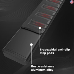 6 inches Running Boards Side Steps Nerf Bars Compatible for 2005-2024 Toyota