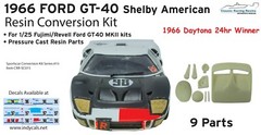 1966 Daytona Shelby Ford GT-40 resin conversion kit for Fujimi GT40 Mk II kits